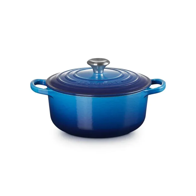 Garnek żeliwny 20cm 2,4l azure