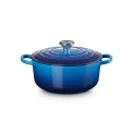 Garnek żeliwny 20cm 2,4l azure - 1