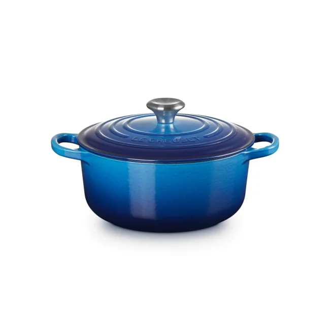 Garnek żeliwny 20cm 2,4l azure