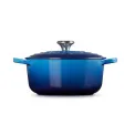 Garnek żeliwny 20cm 2,4l azure - 2