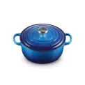 Garnek żeliwny 20cm 2,4l azure - 3