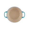 Garnek żeliwny 20cm 2,4l azure - 4