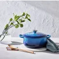 Garnek żeliwny 20cm 2,4l azure - 6