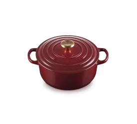 Garnek żeliwny 20cm 2,4l garnet
