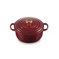 Garnek żeliwny 20cm 2,4l garnet - 1