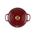 Garnek żeliwny 20cm 2,4l garnet - 7