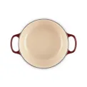 Garnek żeliwny 20cm 2,4l garnet - 4