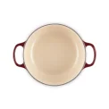 Garnek żeliwny 20cm 2,4l garnet - 6