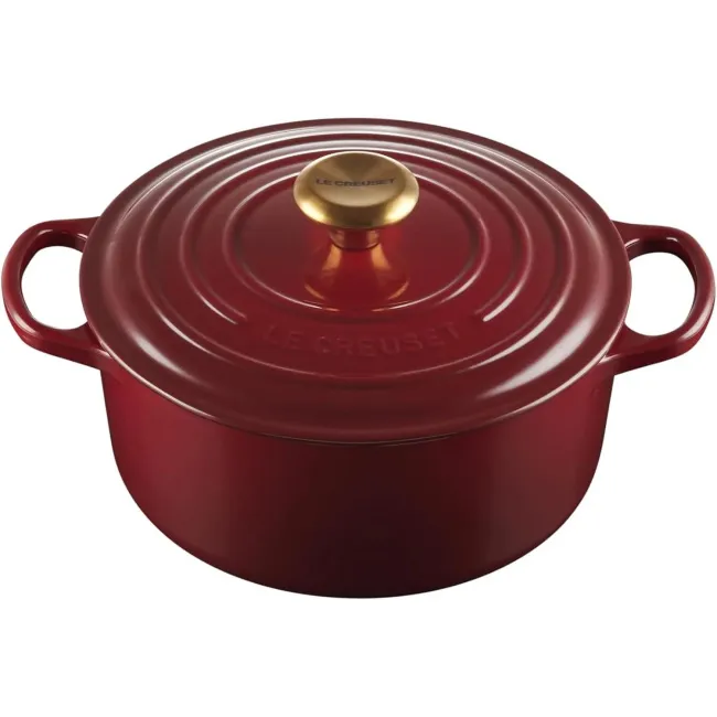 Garnek żeliwny 24cm 4,2l garnet