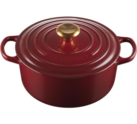 Garnek żeliwny 24cm 4,2l garnet