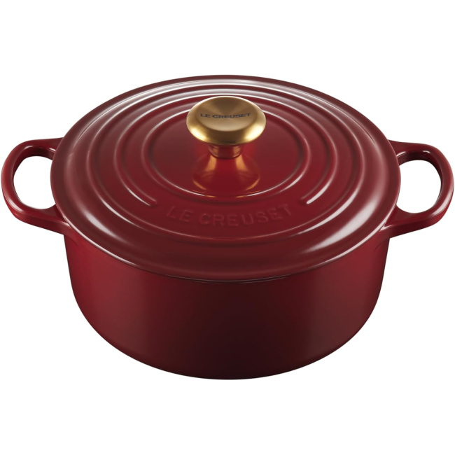 Garnek żeliwny 24cm 4,2l garnet