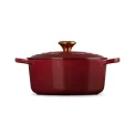 Garnek żeliwny 24cm 4,2l garnet - 9