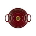 Garnek żeliwny 24cm 4,2l garnet - 8