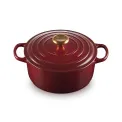 Garnek żeliwny 24cm 4,2l garnet - 5