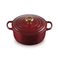Garnek żeliwny 24cm 4,2l garnet - 6