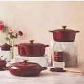 Garnek żeliwny 24cm 4,2l garnet - 9