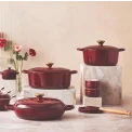 Garnek żeliwny 24cm 4,2l garnet - 2