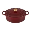 Brytfanna ovalna 31cm 6,3l garnet - 1