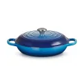 Cast iron casserole 30cm 3,2l low Azure - 1