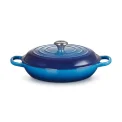 Garnek żeliwny 30cm 3,2l niski azure - 1