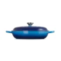 Garnek żeliwny 30cm 3,2l niski azure - 7