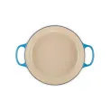 Cast iron casserole 30cm 3,2l low Azure - 4