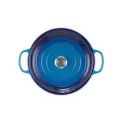 Cast iron casserole 30cm 3,2l low Azure - 5