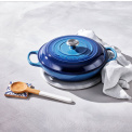 Garnek żeliwny 30cm 3,2l niski azure - 2
