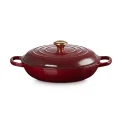 Garnek żeliwny 30cm 3,2cm niski garnet - 1