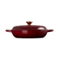 Garnek żeliwny 30cm 3,2cm niski garnet - 8