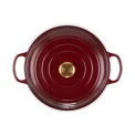 Garnek żeliwny 30cm 3,2cm niski garnet - 7