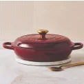 Garnek żeliwny 30cm 3,2cm niski garnet - 2