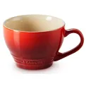 Kubek 400ml do cappucino wiśniowy
