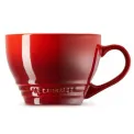 Kubek 400ml do cappucino wiśniowy - 2