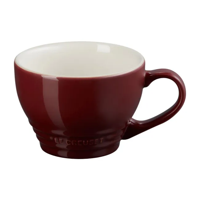 Mug 400ml for cappuccino garnet