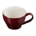 Mug 400ml for cappuccino garnet - 2
