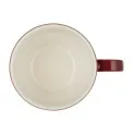 Mug 400ml for cappuccino garnet - 4