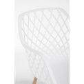 Krzesło Optik 58x85,4x44cm biały - 3
