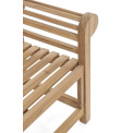 Ławka 2 osobowa 150x63x104cm drewniana - 5