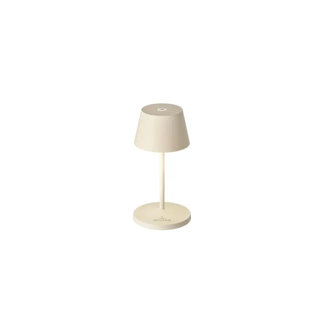 Lampa stołowa Seoul Nano 1.8W, 145lm, 2200-3000K (akumulator + ładowarka) 12cm kremowa ceramic