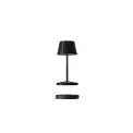 Lampa stołowa Seoul Nano 1.8W, 145lm, 2200-3000K (akumulator + ładowarka) 12cm czarna ceramic