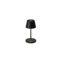 Seoul Nano table lamp 1,8W 145lm 2200–3000K (battery + charger) 12cm black ceramic - 2
