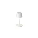 Lampa stołowa Seoul Nano 1.8W, 145lm, 2200-3000K (akumulator + ładowarka) 12 cm biała ceramic