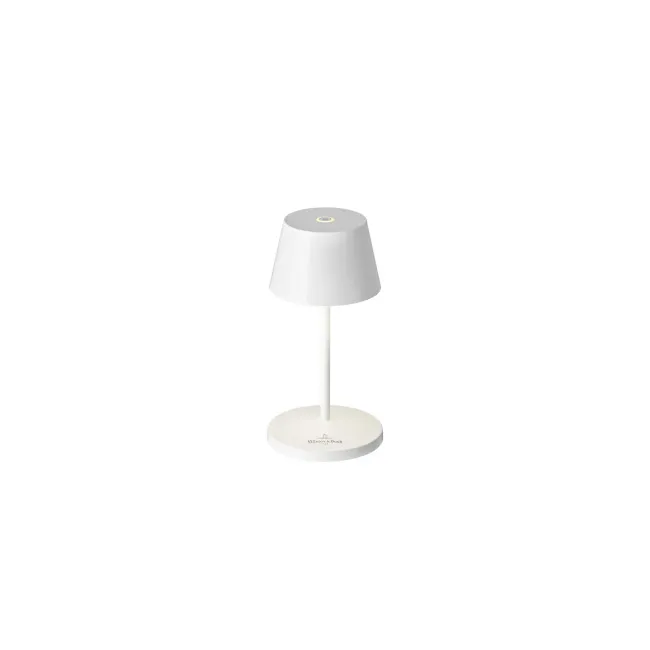 Lampa stołowa Seoul Nano 1.8W, 145lm, 2200-3000K (akumulator + ładowarka) 12 cm biała ceramic