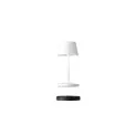 Seoul Nano table lamp 1,8W 145lm 2200–3000K (battery + charger) 12cm white ceramic - 3