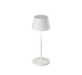 Lampa stołowa LED Seoul Micro RC 2.3W, 252lm, 2200-3000K (akumulator + ładowarka) 20x7,5 cm biała