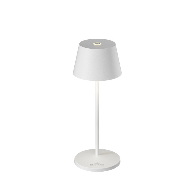 Lampa stołowa LED Seoul Micro RC 2.3W, 252lm, 2200-3000K (akumulator + ładowarka) biała