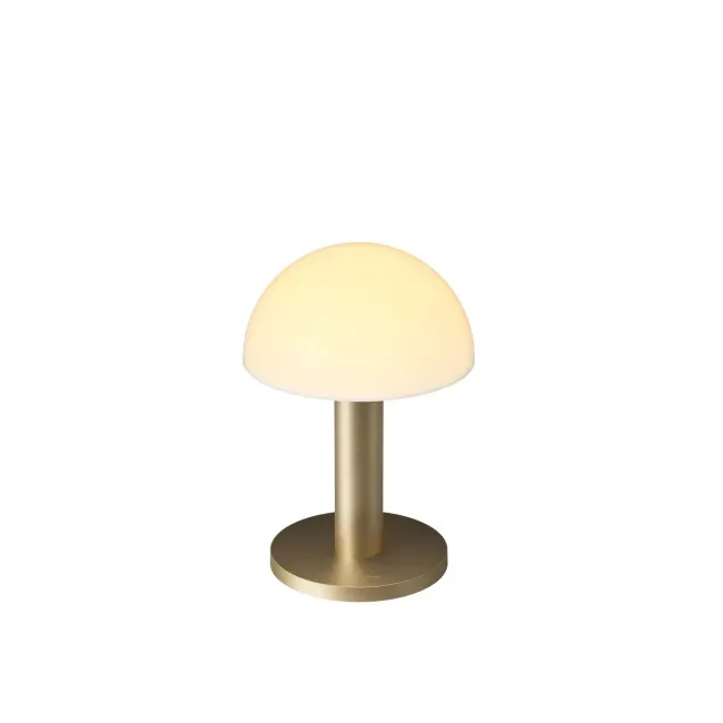Bergamo table lamp 1,8W 165lm 2200–2700K (battery + charger) brushed gold
