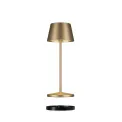 LED table lamp Seoul Micro RC 2,3W, 252lm 2200–3000K (battery + charger) 20x7,5 cm brushed gold - 2