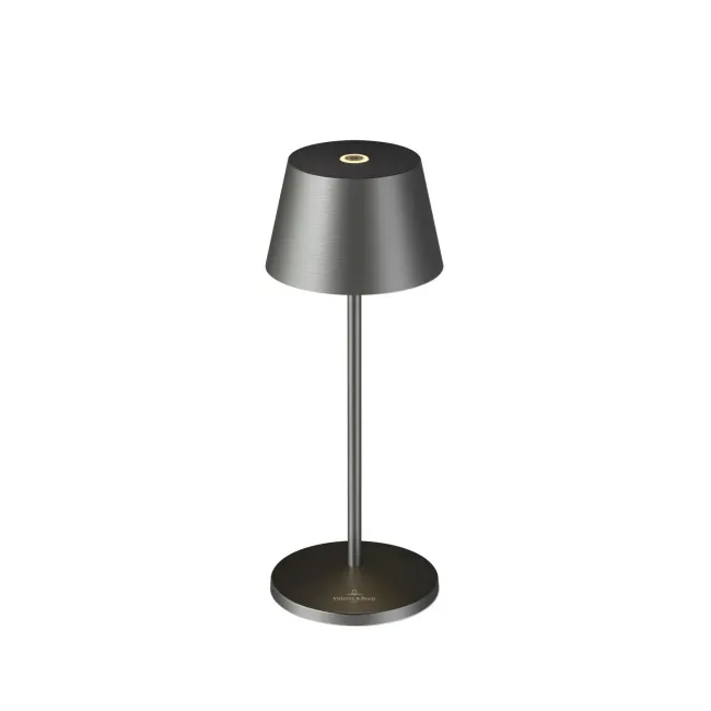 Seoul Micro table lamp 2,3W 252lm 2200–3000K (battery + charger) 20x7,5cm brushed graphite